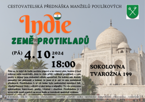 Cestovatelská přednáška - Indie 1
